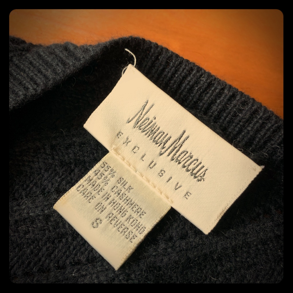 Vintage Neiman Marcus SilkCashmere Sweater